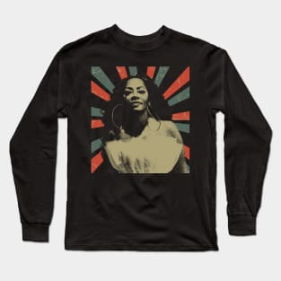 Jody Watley || Vintage Art Design || Time Is Here Long Sleeve T-Shirt